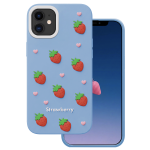 Maasika &uuml;mbris iPhone 11 sinine