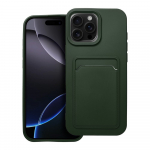 &Uuml;mbris jaoks iPhone 16 PRO MAX Card &Uuml;mbris zielony
