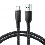 Joyroom Multi-Color Series S-A34 USB-A / USB-C kaabel 100W 1m - must