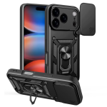 Defender Slide dėklas for iPhone 17 Pro 6,3" juodas