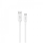 Dudao L2SM USB-A / micro USB 6A kaabel 1.2 m - valge