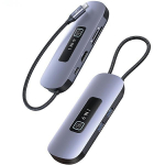 USAMS adapteris HUB 6w1 2xUSB 3.0/TF/SD/ USB-C/HDMI PD100W tamsus SJ642HUB01 (US-SJ642)