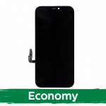 Ekranas skirtas iPhone 12 / 12 Pro juodas (INCELL / Economy) / *Removable IC* /