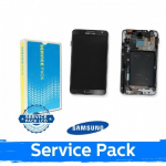LCD ekranas suderinamas su Samsung N7505 Note 3 Neo su rėmeliu / baltas / (Service Pack)