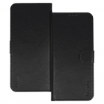 WONDER COMMON Universal Book Case (SIZE L) for Iphone 6 Plus/7 Plus/8 Plus/Xs Max/11 Pro Max/Samsung S20 FE/S21 FE/S10 Plus/A10/A32/A54/Xiaomi 12 Lite/Huawei P30 Pro black