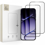 Tech-Protect Glass Fit+ 2 karastatud klaasi komplekt OnePlus Nord 6 jaoks &ndash; must