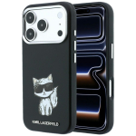 Karl Lagerfeld Smooth Choupette Sketch &uuml;mbris seadmele iPhone 18 Pro Max / 17 Pro Max, MagSafe-&uuml;hilduv &ndash; must