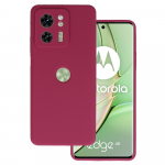 Silicone Lite &Uuml;mbris jaoks Motorola Edge 40 5G burgundia