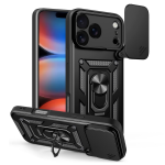 Defender Slide dėklas for iPhone 17 Pro Max 6,9" juodas