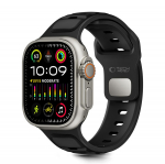TECH-PROTECT ICONBAND LINE APPLE WATCH 8 / 9 / 10 / 11 / SE / ULTRA (44 / 45 / 46 / 49 MM) juodas/juodas
