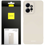 Spacecase Silikoninis dėklas Redmi Note 12 4G kaulo spalvos