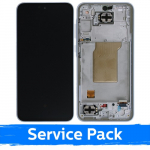 LCD ekraan &uuml;hilduv Samsung A356 A35 5G raamiga / Ice Blue / (Service Pack)