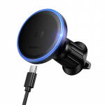 Borofone Car holder BH224 Flash magnetic with induction charging to air vent black