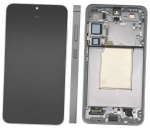 LCD screen Samsung S936 S25 Plus with touch screen and frame Silver Shadow/Light Grey original (assembled service pack)