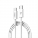 T-PHOX KAABEL GLARY LITE SEERIA 3W 1M USB-C/USB-C VALGE