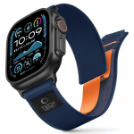 Tech-Protect Nylon Elite rihm Apple Watch 44 / 45 / 46 / 49 mm jaoks - tumesinine