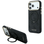 Guess Ring Stand 360 4G Classic Logo MagSafe &uuml;mbris mudelitele iPhone 17 Pro Max / 18 Pro Max, must