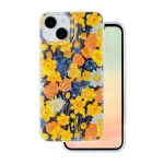 Glow Glam &uuml;mbris jaoks iPhone 14 6,1" oranž
