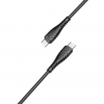 VEGER kabelis Type į Type C PD 3A 60W V106 1,2 m juodas