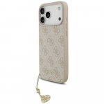 Guess 4G Charms Collection MagSafe &Uuml;mbris jaoks iPhone 17 Pro Max - Roosa