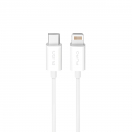 Puro TPE 20W USB-C - Lightning Kaabel 3m - valge