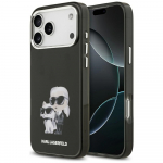 Karl Lagerfeld IML Aquarelle Karl & Choupette & Logo MagSafe &Uuml;mbris jaoks iPhone 17 Pro Max - Must
