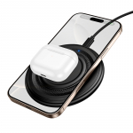 Borofone Juhtmevaba induction laadija BQ40 Crown 15W must