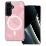 Flash Mag dėklas for Samsung Galaxy S24 / S25 rožinis