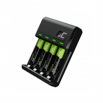 Green Cell GC VitalCharger akulaadija komplekt 4 AAA / HR03 800 mAh laetava akuga