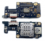 Lanksčioji jungtis Xiaomi Redmi Note 11 Pro China 5G/Redmi Note 11 Pro+ 5G su įkrovimo kontaktu ir mikrofonu, SIM kortelės kontaktu originalus (service pack)