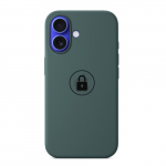 Dėklas "Silicone Case v2" iPhone 16 / Ežero žalias / pakuotėje