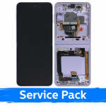 LCD ekraan &uuml;hilduv Samsung F711 Z Flip3 (INNER) raamiga / Lavendel / (Service Pack)