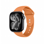 Crong Liquid Apple Watch rihm, 38/40/41/42 mm, oranž