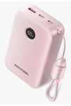 Vention akupank 20000mAh, 22.5W, roosa