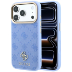 Guess Peony 4G Small Logo MagSafe &uuml;mbris iPhone 18 Pro Max / 17 Pro Max &ndash; helesinine
