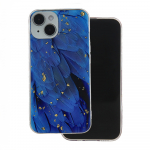 Kuldne Glam &uuml;mbris jaoks Samsung Galaxy A25 5G (global) sinine