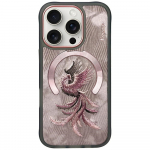 Nimmy Magnetic Fantasy Animal MagSafe &Uuml;mbris jaoks iPhone 16 Pro Max Rose Kuldne