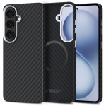 Tech-Protect Ion Carbon MagSafe &Uuml;mbris for Samsung Galaxy S26 - must and h&otilde;bedane