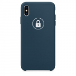 Dėklas "Silicone Case" skirtas iPhone Xs Max / Pacific Green / su įpakavimu