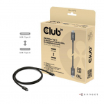 Kaabel USB-C USB-C 1.2M must CAC-1570 Club3D
