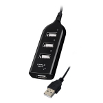 Vakoss TC-234UX jaotur USB 2.0 must