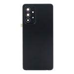 Tagakaas Samsung A525 / A526 / A528 A52 4G / A52 5G / A52S 5G juodas (su kameros stikliuku) OEM