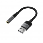 Acefast J13 USB-A 3.5mm mini jack adapter - must
