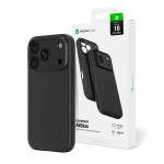 AmazingThing Glamour AllSkin &uuml;mbris mudelile iPhone 18 Pro Max, kaamerakaitsega, &uuml;hildub MagSafe'iga &ndash; v&auml;rv: must
