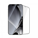 Karastatud klaas metal raamiga jaoks iPhone 12 Pro Max 6.7" must raamiga