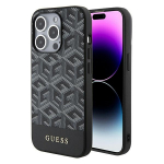 Guess GCube Stripes MagSafe &uuml;mbris jaoks iPhone 15 Pro Max - must