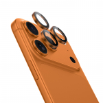 Benks Tempered glass Glass Warrior Lens Protector on camera jaoks Iphone 17 Pro/17 Pro Max (lens 3 pieces) oranž