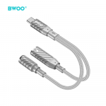 BWOO 2 in 1 Adapteris Lightning / Type C to 3.5MM Jack BZ67