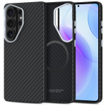 Tech-Protect Ion Carbon MagSafe &Uuml;mbris for Samsung Galaxy S26 Ultra - must and h&otilde;bedane