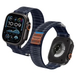 SPIGEN WBF0 dirželis APPLE WATCH 8 / 9 / 10 / 11 / SE / ULTRA (44 / 45 / 46 / 49 MM) tamsiai mėlynas